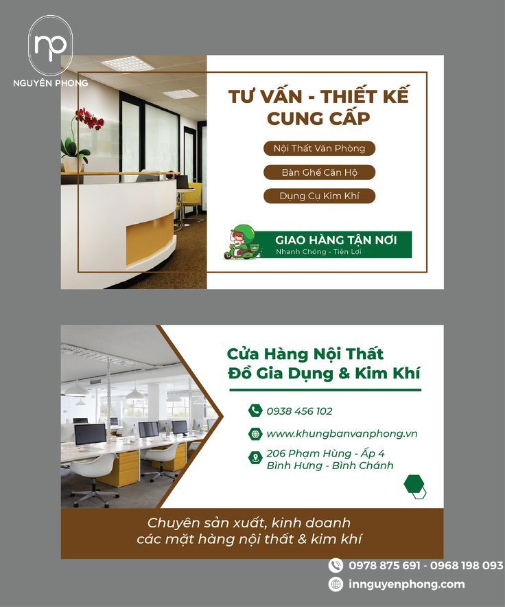 thông tin cần có trên card visit